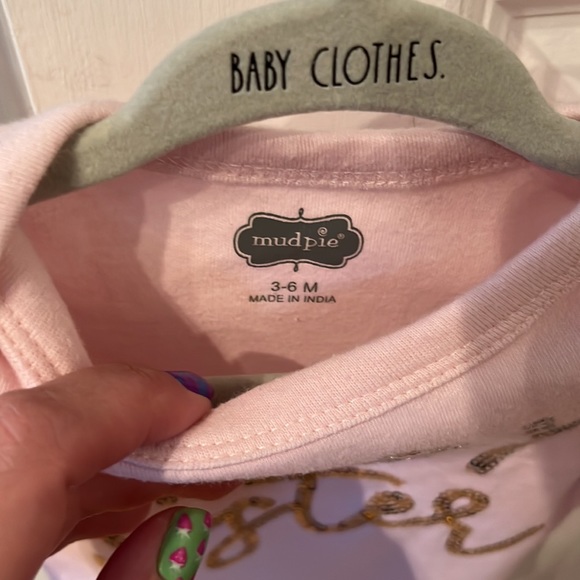 Sequin baby sister onesie - Picture 2 of 4